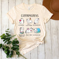 Positive Cats Catffirmations Shirt, Cat Lover Teacher Shirt, Classroom Shirts, Have a Good Cattitude, Cute Funny Cat Puns Reminders Shirt