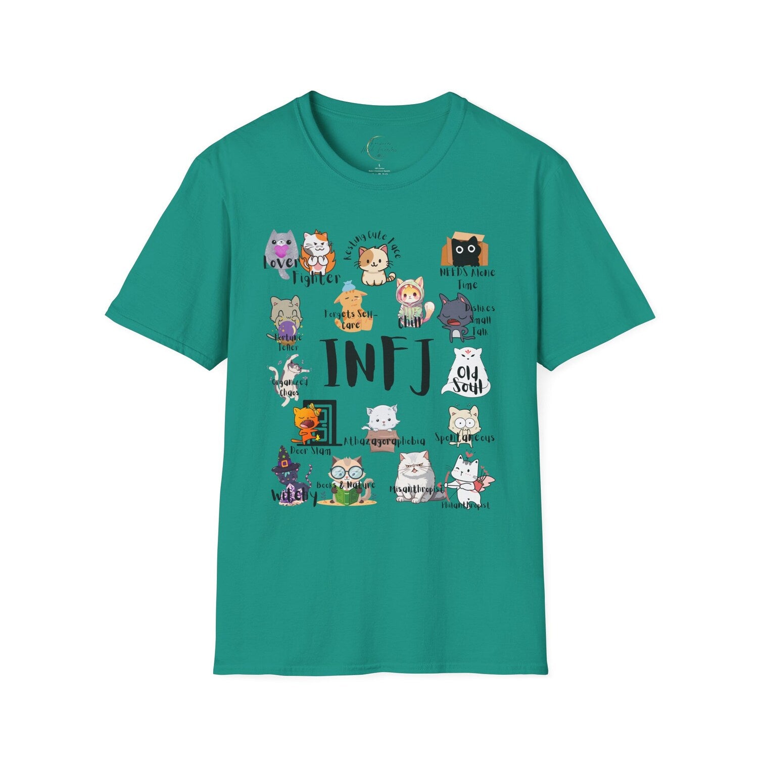 Introvert Cat T-Shirt - Unique INFJ Personality Gift for Cat Lovers
