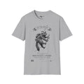 ON THE ROCKS Climbing Cat T-Shirt, Alpinist Style Softstyle Tee, Adventure Cat Lover Gift