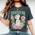 Retro The Aristocats Duchess Floral Shirt, Disey Cat Lover T-shirt, Marie Thomas O'Malley Berlioz Toulouse Tee, Birthday Gift Shirts