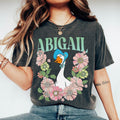 Retro Aristocats Abigail Floral T-Shirt, Cute Disney Cat Lover Tee, Vintage Aristocat Family Trip Gift