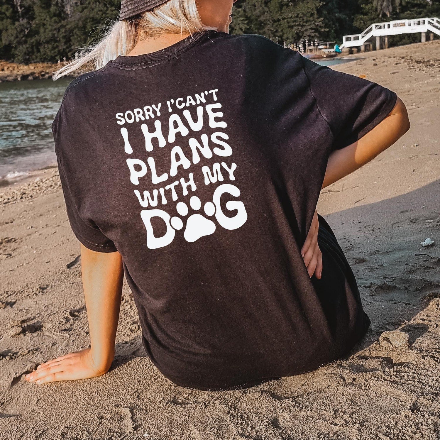 Sorry I Can't I Have Plans With My Dog Shirt, Dog Owner Hoodie, Dog Mom Sweatshirt For Women, Pet Lover Sweater, Pet Owner T, Dog Lover Gift
