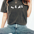 Halloween Cat Sweatshirt - Ghost Cat Spooky Season Tee for Cat Lovers 2024