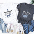 Karma Is A Cat Shirt, Concert Shirt, Cat Lover T-Shirt, Lyric Merch, Cat Lover Gift Tee, Merch Outfit, Animal lover shirt, Karma Shirt