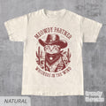 Cowboy Cat Shirt | Funny Meowdy Partner Western Tee | Unisex Wild West Gift