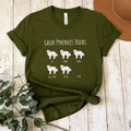 Great Pyrenees Tricks T-Shirt | Livestock Guardian Dog Owner Gift | Homesteader | Farmer | Dog Shirt Gift | Unisex Jersey Short Sleeve Tee