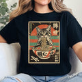 Ramen Cat T-Shirt: Japanese Art, Kawaii Noodle Design