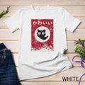 Kawaii Cat Japanese Anime T-Shirt - Cute Black Cat Lover Apparel