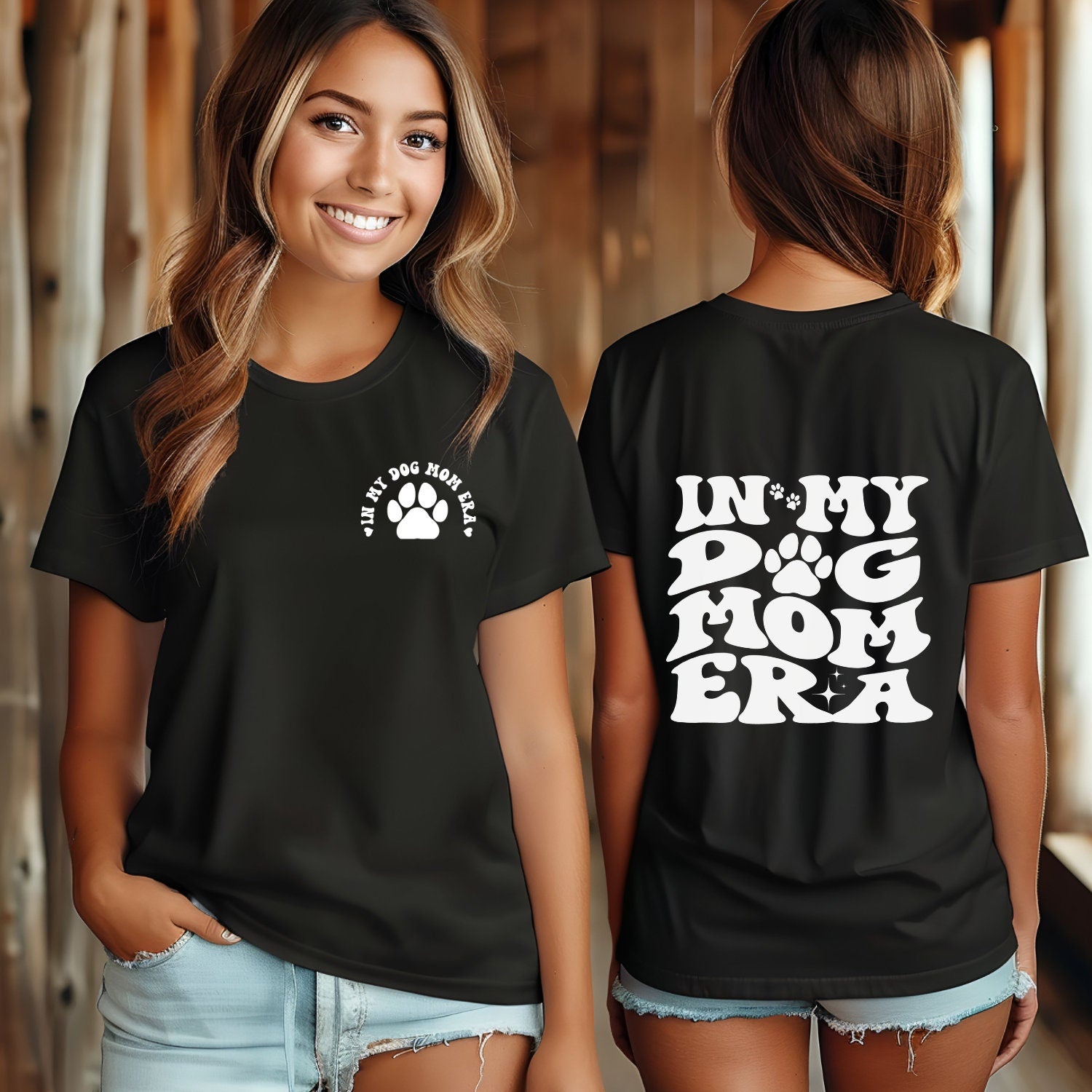 Dog Mom Era T-Shirt: Bella Canvas Cotton Blend Tee