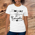 Personalized Cat Vibes T-Shirt - Custom Cat Lady Gift for Cat Owners