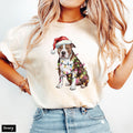 Comfort ColorsÂ® Pitbull Christmas T-Shirt, Dog Lover Christmas Shirt, Holiday Tee, Festive Dog Mom T-Shirt, Dog Christmas Tee, Dog Mom Gift
