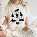 Comfort ColorsÂ® Christmas Cats Shirt, Pet Owner Christmas Shirt, Cat Lover Xmas Gift, Funny Christmas Shirt, Cute Cats Shirt