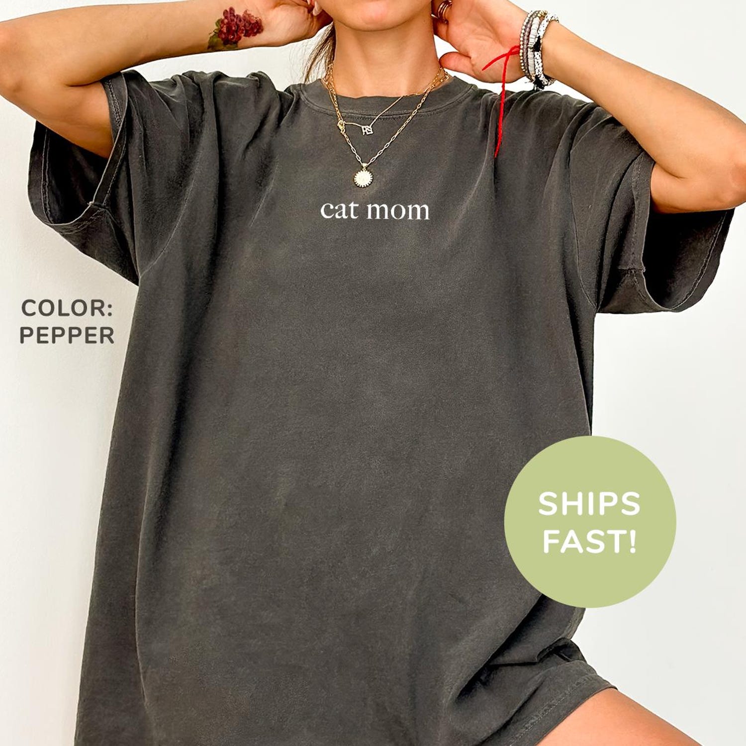 Comfort ColorsÂ® Cat Mom Shirt Cat Lover Shirt Cat Mommy Shirt Pet Lover Shirt Animal Lover Gift Cat Mom Gift Gift for Cat Moms