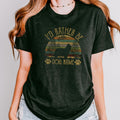 Collie Shirt with Custom Dog Name | Collie Dog Mom T-Shirt | Gift for Collie Lover, I'd Rather Be Dog Shirt, Collie Mama Shirt, Sweatshirt