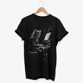 Cat Playing Piano T-Shirt | Music Lover Gift | Funny Animal Tee