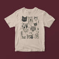 Vintage Cat T-Shirt - Cute Kittens & Multiple Cats Lover Gift Tee