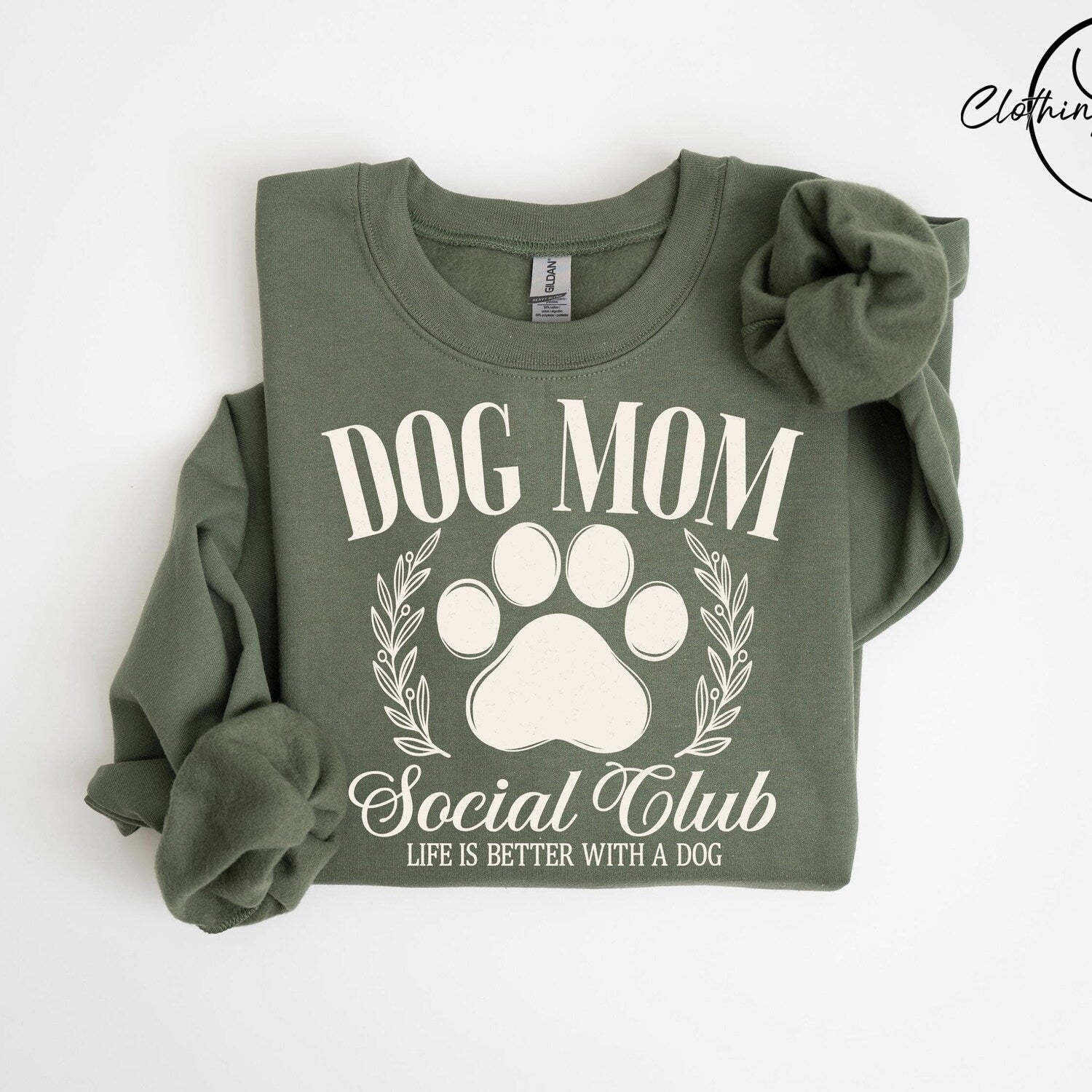 Dog Mom Sweatshirt,  Life Is Better With A Dog Hoodie, Dog Social Club Shirt, Dog Mom Shirt, Dog Lover Gift, Dog Mom T-Shirt, Dog Mom Gift