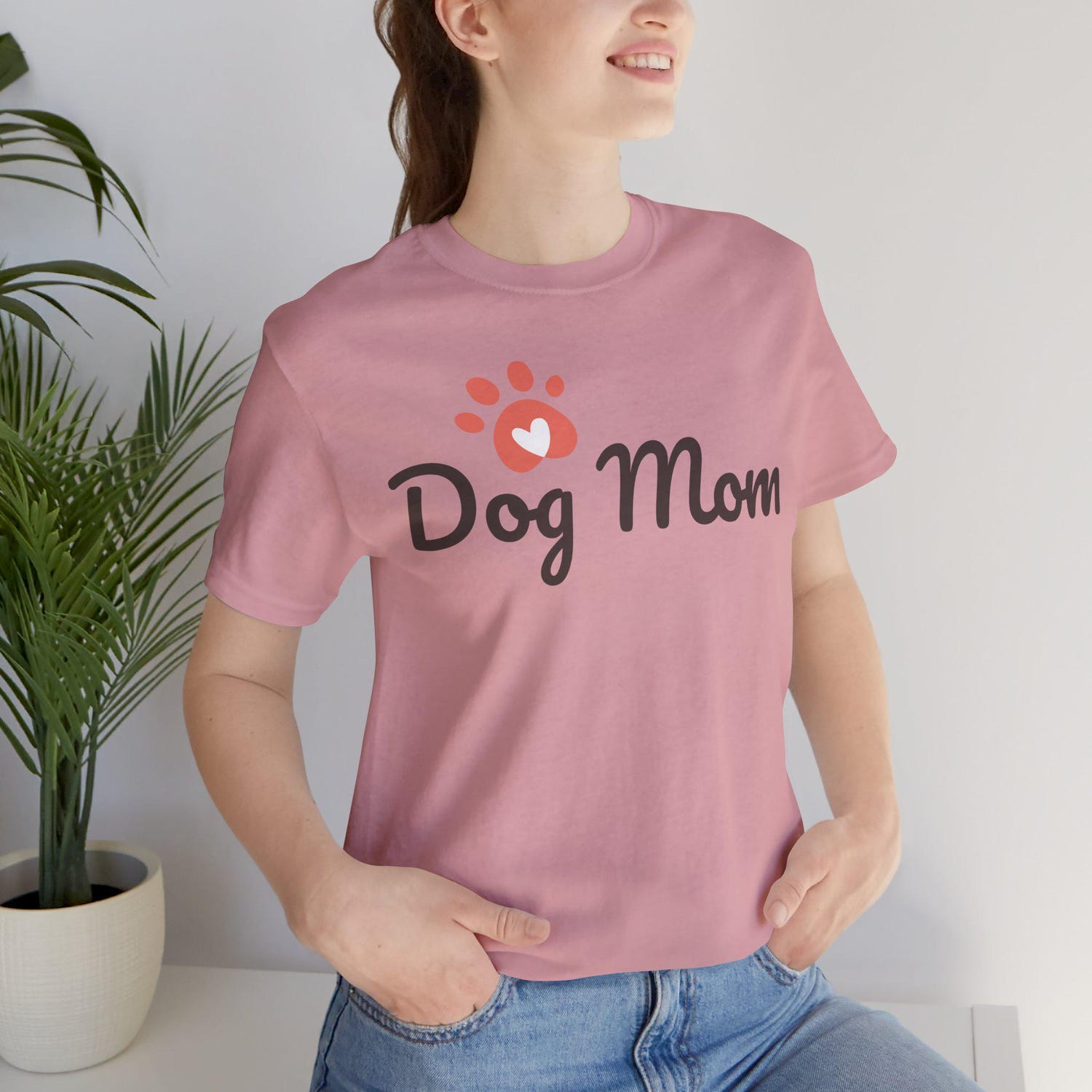 Dog Mom T-shirt,  Proud Dog Mom Tee, Pet Lover Shirt, Fur Mom Apparel, Dog Mom Gift, Pet Parent Shirt, Cute Dog Mom Shirt, Dog Lover Tee