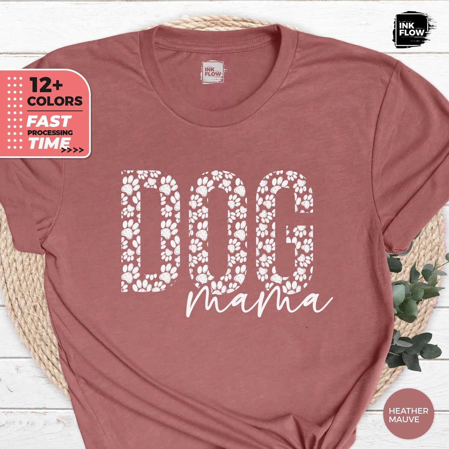 Dog Mama T-Shirt, Dog Lover Gift, Dog Mom T-Shirt, Dog Mom Shirt, Crewneck Mama Gift, Gift for Momma Dog, Dog Lover Gift, Gift for Her