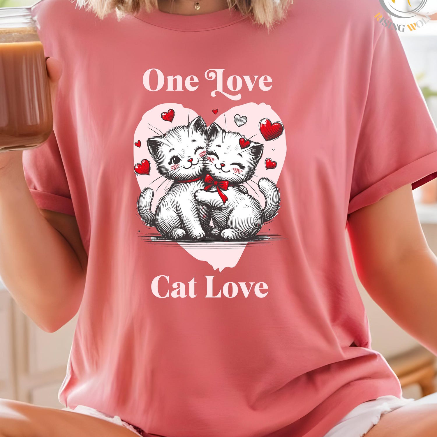 Crazy Cat Lady T-Shirt - Cute Kitty Valentine's Gift for Cat Mom