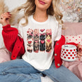 Valentine Cat Shirt - Meowy Valentine Cute Cat Tee for Cat Lovers