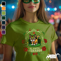El Gato Luchador Tee - Mexican Cat Lover T-Shirt for Fiesta Fun