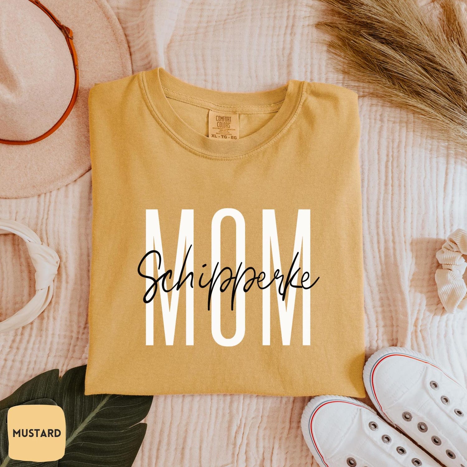 Schipperke Mom Shirt | Custom Dog Name T-Shirt, Comfort ColorsÂ® Schipperke Dog Shirt, Schipperke Mom Sweatshirt, Dog Mom T-shirt
