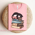 Cat Book Shirt - Bookish Tee, Gift for Cat Lovers & Bookworms