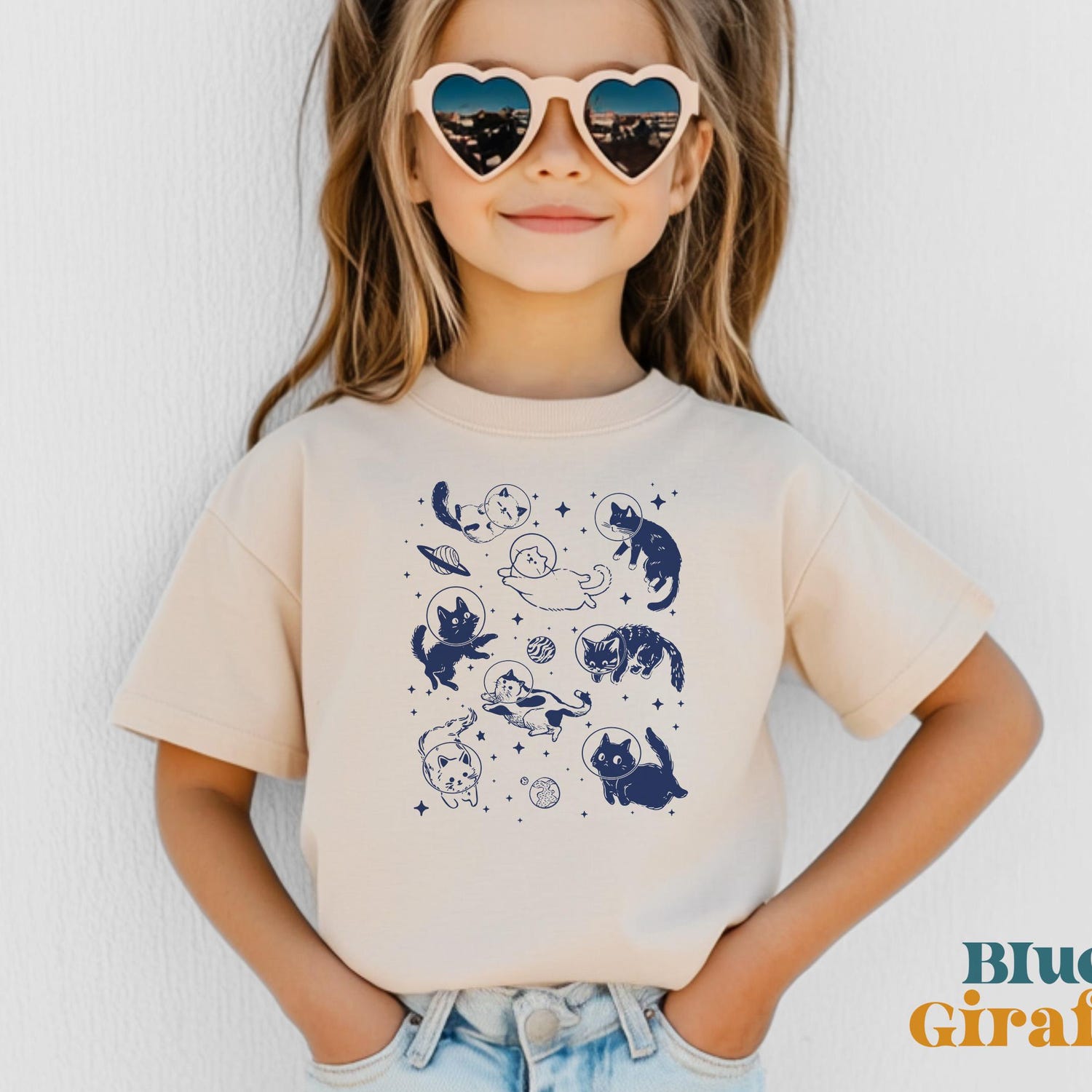 Silly Cats In Space Toddler Shirt | Funny Kitty Kids Tee | Cat Lover Toddler Gift