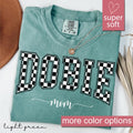 Comfort ColorsÂ® Doberman Dog Mom Checkered Shirt, Dobie Mom Shirt For Mothers Day, Pet Owner Gift For Women,  Dobie Mom Owner Birthday Gift