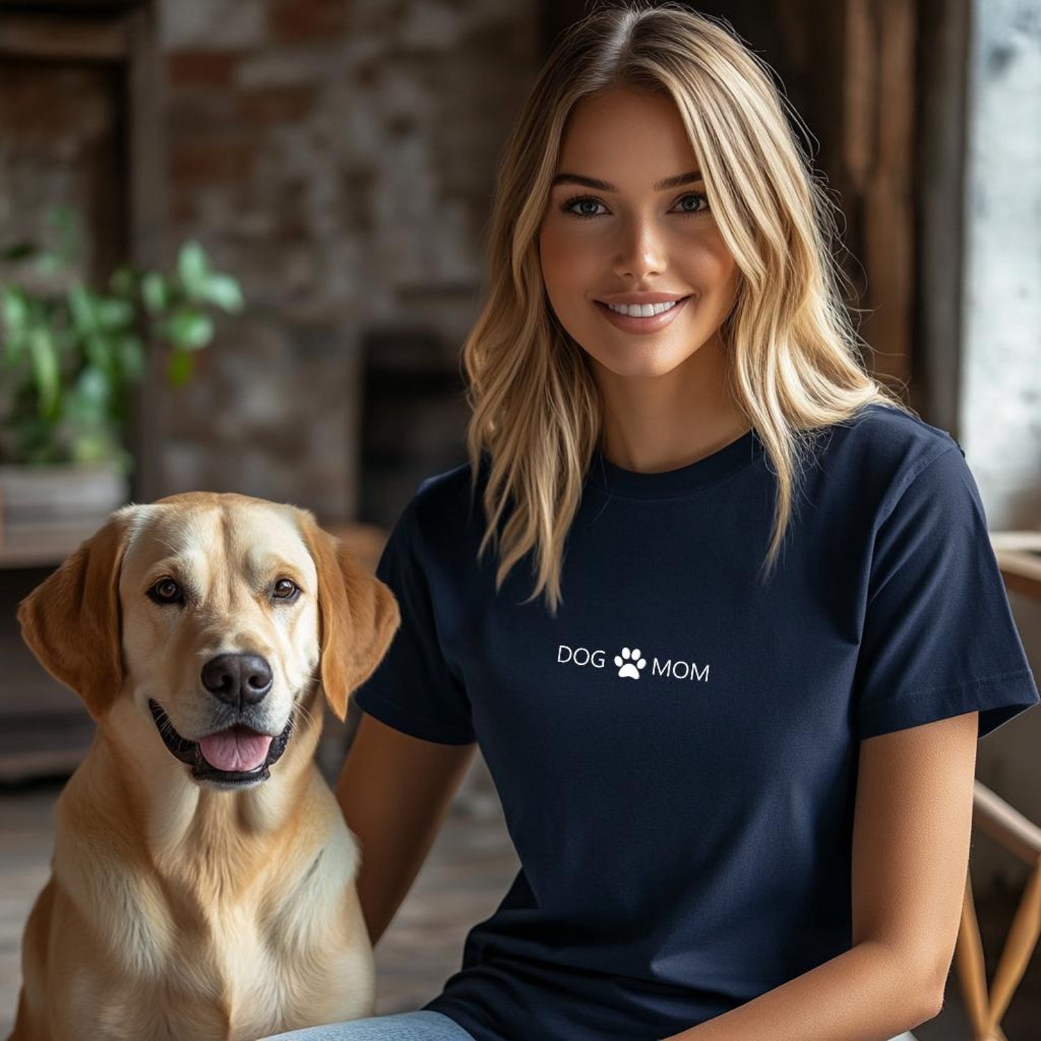 Dog Mom T-Shirt | Cute Pet Lover Shirt for Women | Dog Mama Gift for Her | Perfect Mother's Day Gift for Dog Moms | Animal Lover Tee