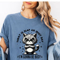 Funny Grumpy Cat T-Shirt, Sarcastic Cat Lover Tee, Cute Humorous Cat Meme Gift Apparel
