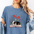 English Bulldog Floral  Shirt | Cute Dog Lover Gift for Her | Dog Mom T-Shirt | Perfect English Bulldog Book Tee