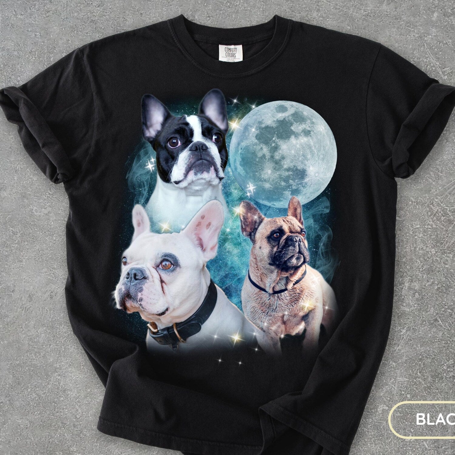Vintage French Bulldog Rap Tee: 90s Retro Dog Mom T-Shirt