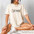Cute Cat Mom Shirt - Funny Mother's Day Purrrr Cat Sweatshirt Gift for Fur Mama