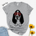 Basset Hound With Glasses T-Shirt: Animal Lover Tee