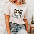 Nope Not Today Cat Shirt - Funny Coffee Lover Cat Tee for Morning Brews