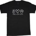 Peace Love Cat Shirt Proud Owner Cat Lover Gift