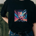 Fellow Car Warriors T-Shirt, Comfortable T-Shirt, Cat Enthusiasts, Unisex T-Shirt, Fighting Spirit, Gift for Friends, Cat Lovers