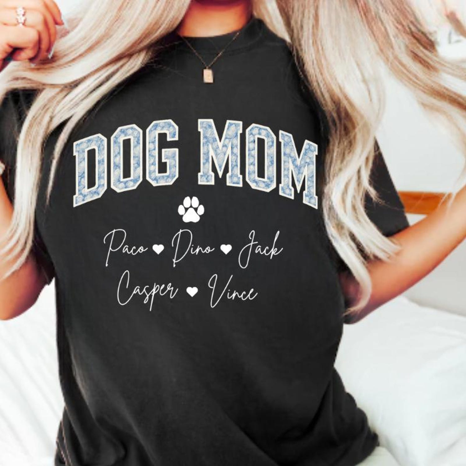 Personalized Custom Dog Mom Shirt, Gift for Dog Mom, New dog mom gift, gift for Dog Lover, Dog Person, Dog Mommy Tee, Dog Mom Mothers Day