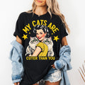 Vintage Cat Lover T-Shirt: Retro Style, Funny Cat Graphic