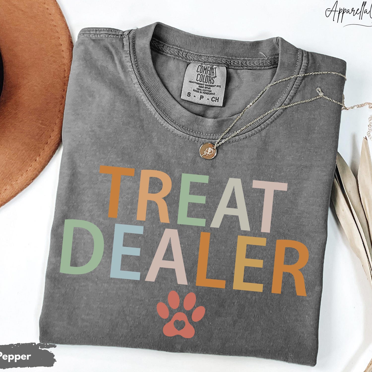 Comfort ColorsÂ® Treat Dealer Shirt, Dog Lover Shirt, Gift for Dog Lover, Funny Dog Shirt, Dog Mom Shirt, Fur Mom Shirt, Animal Lover Shirt