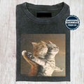 Funny Cat Lovers Meme Comfort Colors Shirt, Cat Lover Graphic Tee, Cute Cat Tshirt, Fantasy Cat Couple Shirt, Gift For Women And Men