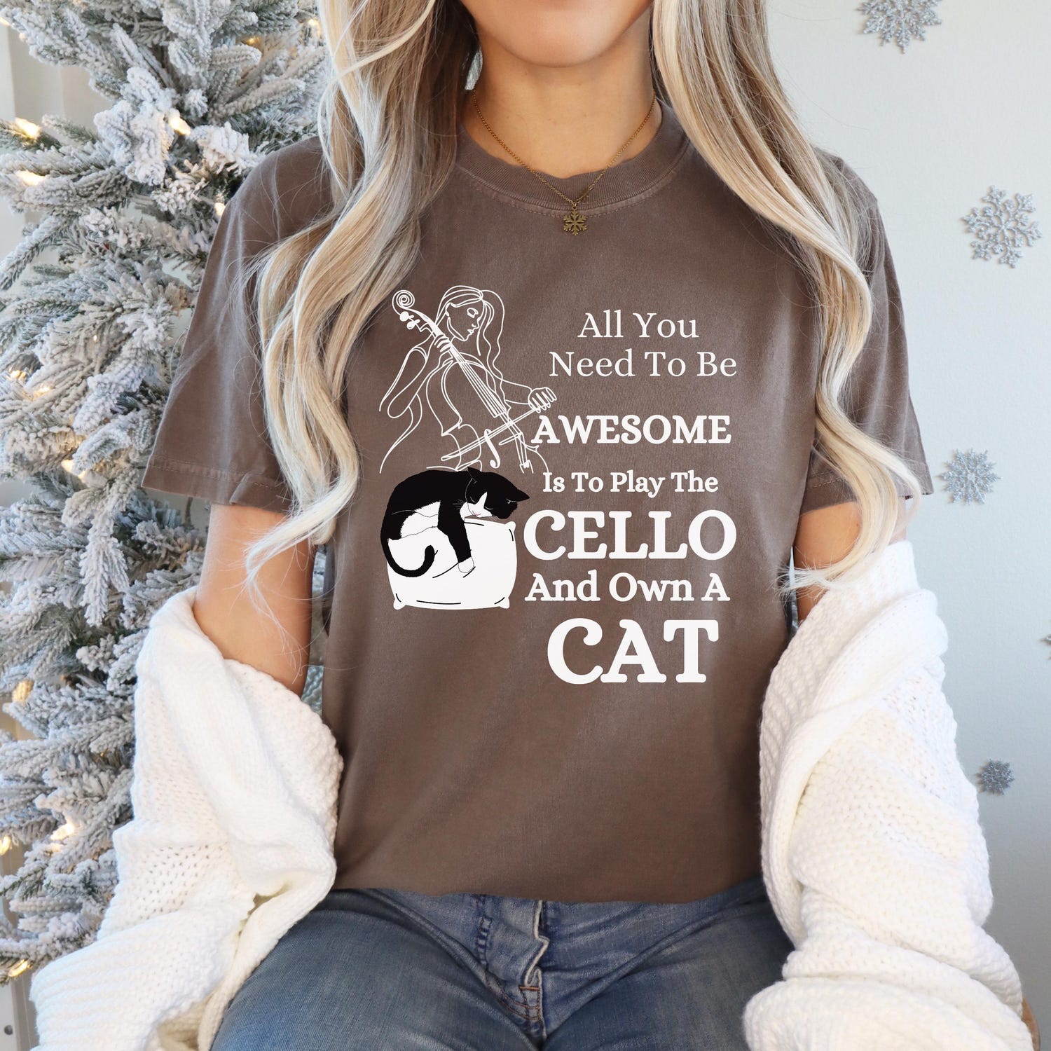 Cello Shirt Violin Cello Cat Lover T Gift for Cellist Violincello Shirt Music Teacher Student Gift Classical Mus frases para mujer camisetas