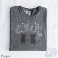Retro Cute Cats Comfort Colors Tshirt Funny Kitten Gift
