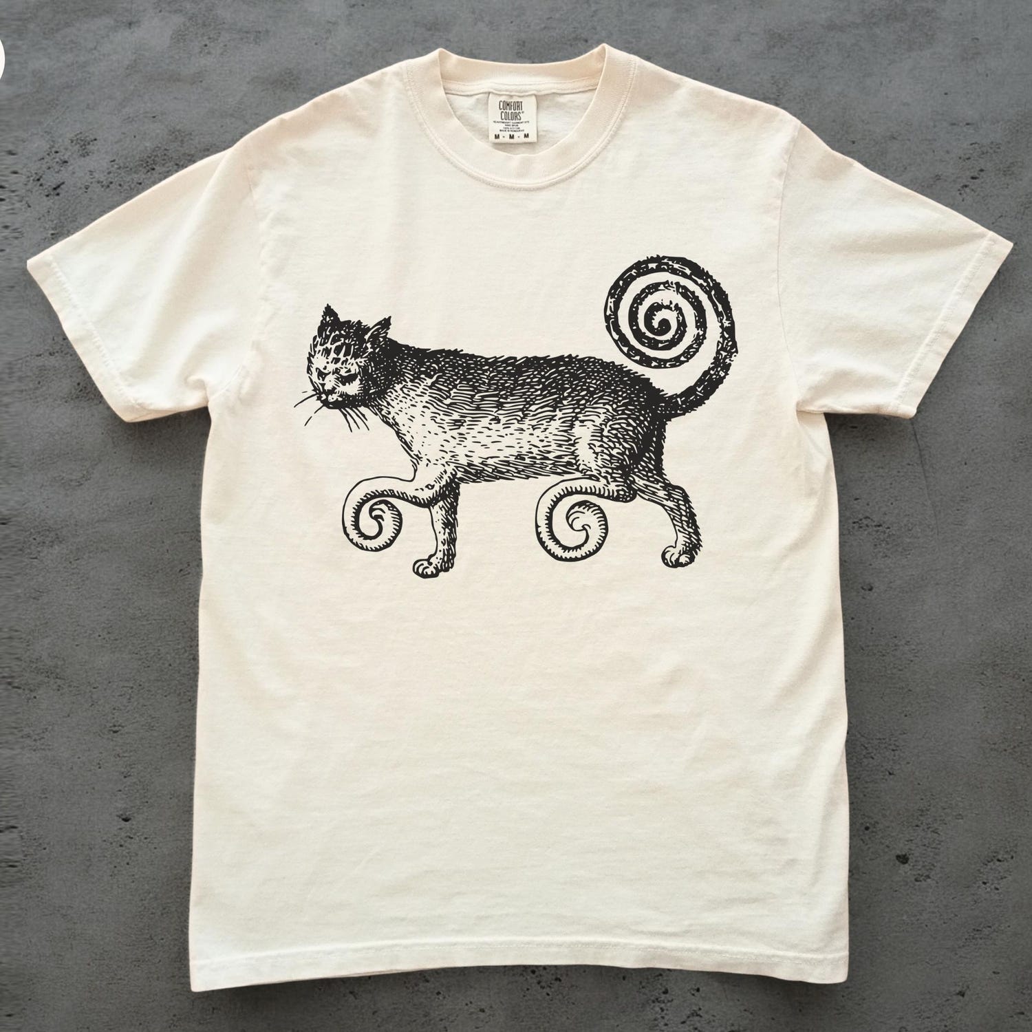 Medieval Cat T Shirt - Retro 90s Y2K Dark Academia Cat Mom Gift Tee