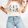 Ghost Cat Shirt - Retro Comfort Cat Ghost T-Shirt Cute Halloween Gift Tee