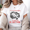 Lazy People Funny T-Shirt, Sarcastic Humor Shirt, Lazy Girl Gift, Funny Cat Shirt for Her, Cute Cat Shirt, Cat Owner Tee, Cat Lover T-Shirt