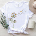 Fly Dandelion Cats T-Shirt, Dandelion And Cats Shirt, Cat Lover Tee, Flying Cats Flower Shirt, Summer Funny Cats Hoodie, Cool Cats Tee