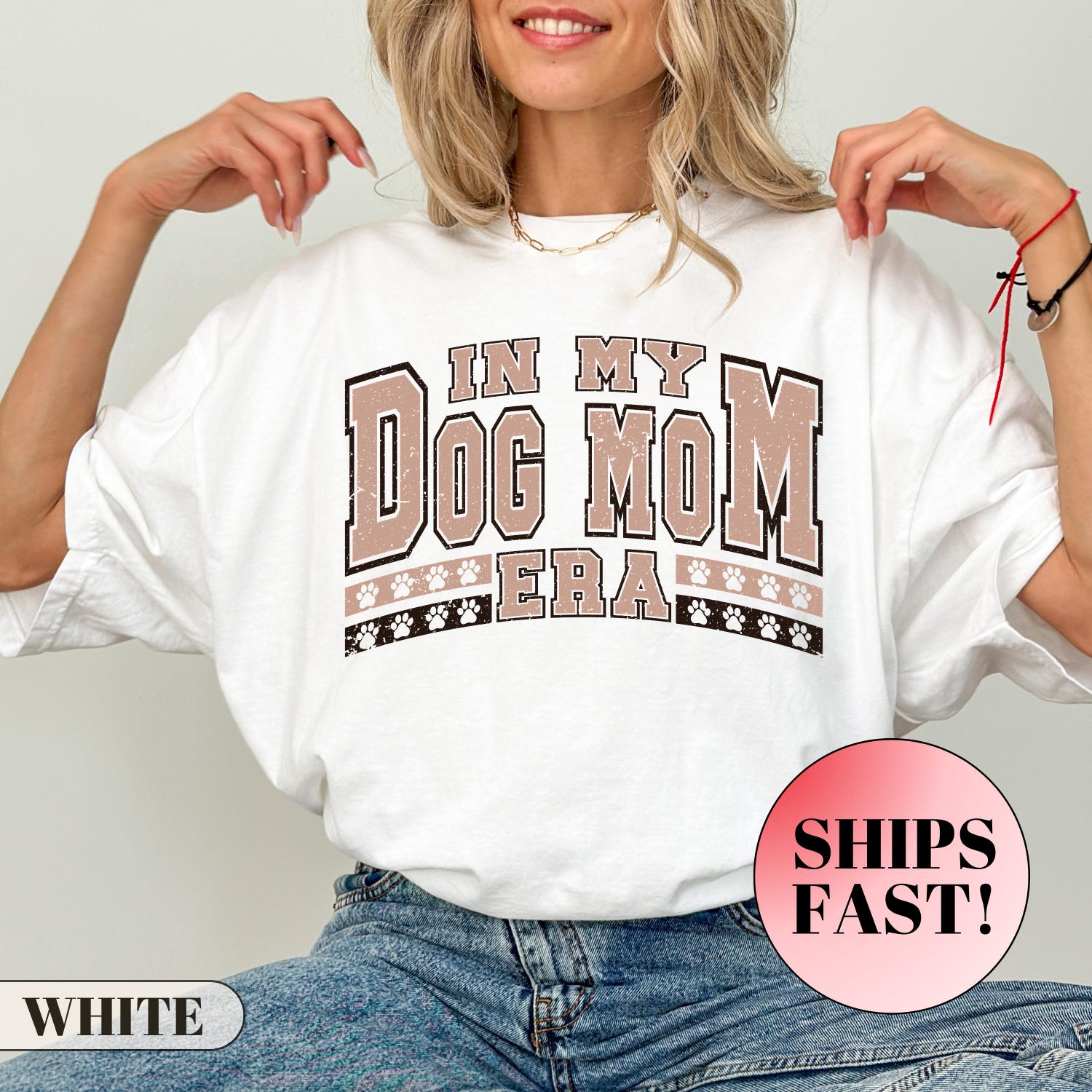 In My Dog Mom Era Shirt, Dog Mom Tshirt, Dog Lover Shirt, New Dog Mom Shirt, Fur Mama, Gift For Dog Mom, Dog Gift For Mothers Day, Pet Lover
